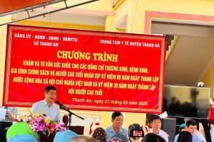 Thanh An tổ chức khám tư vấn sức khỏe cho người có công, gia đình chính sách và người cao tuổi.