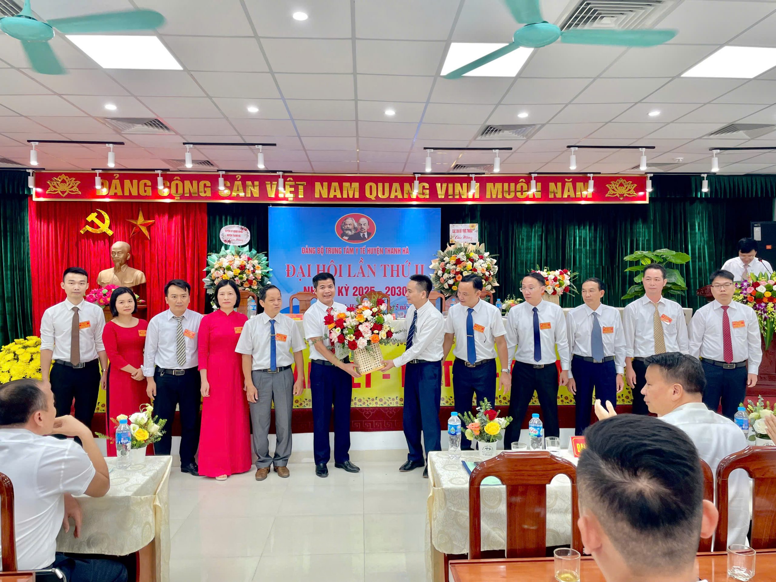 ĐẠI HỘI ĐẢNG BỘ TRUNG TÂM Y TẾ HUYỆN THANH HÀ LẦN THỨ II, NHIỆM KỲ 2025 – 2030 THÀNH CÔNG TỐT ĐẸP
