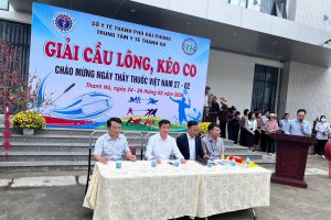TRUNG TÂM Y TẾ THANH HÀ TỔ CHỨC HOẠT ĐỘNG THI ĐUA CHÀO MỪNG NGÀY THẦY THUỐC VIỆT NAM 27/2
