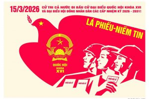 Trung tâm Y tế Thanh Hà hưởng ứng ngày hội toàn dân tham gia bầu cử. Gửi trọn niềm tin trước ngày hội lớn.