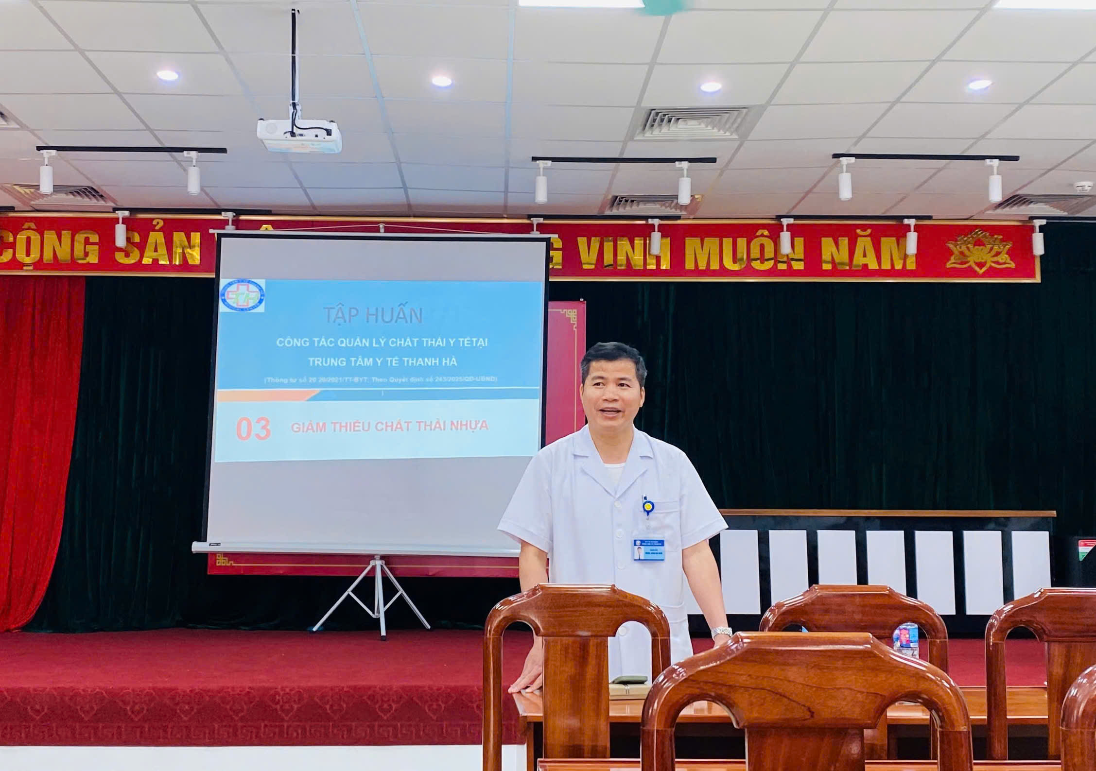 TRUNG TÂM Y TẾ THANH HÀ, TẬP HUẤN CÔNG TÁC KIỂM SOÁT NHIỄM KHUẨN 2026